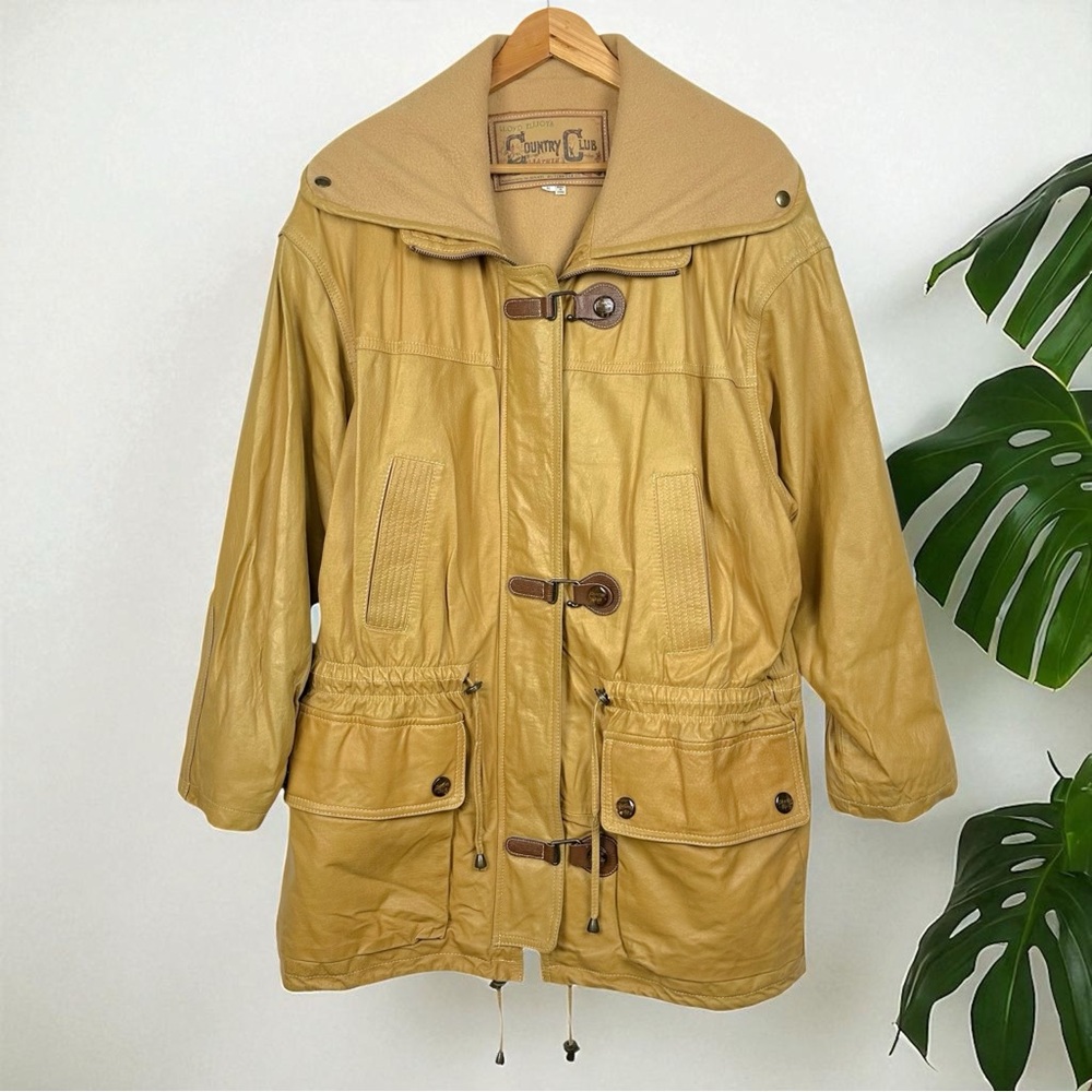 Vintage 70’s Western Drop Shoulder Relaxed Fit Fleece Lined Parka Bomber Jacket